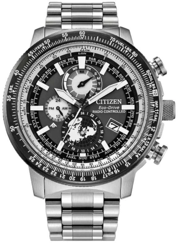 Laikrodis Citizen Promaster Sky Eco-Drive Direct Flight Atomic Radio BY3006-53H