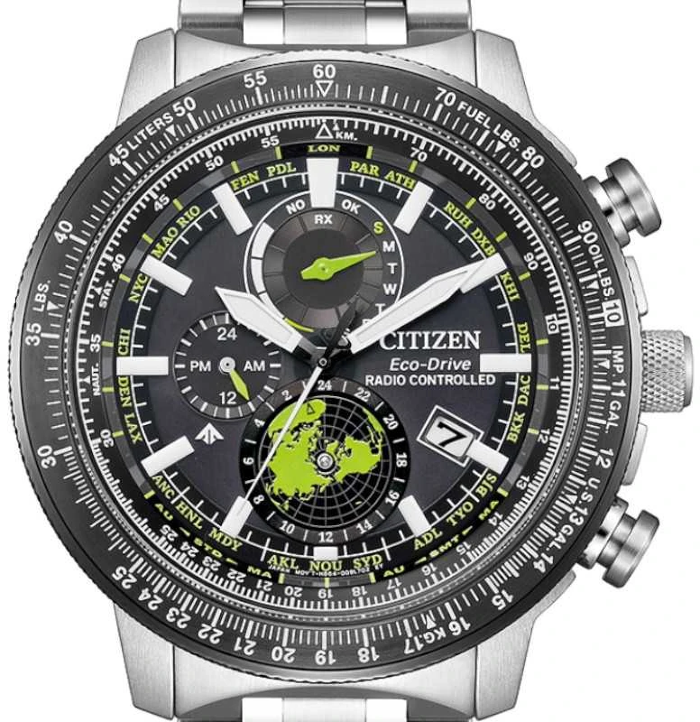 Laikrodis Citizen Promaster Sky Eco-Drive Direct Flight Atomic Radio BY3006-53E