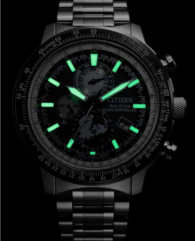 Laikrodis Citizen Promaster Sky Eco-Drive Direct Flight Atomic Radio BY3006-53H