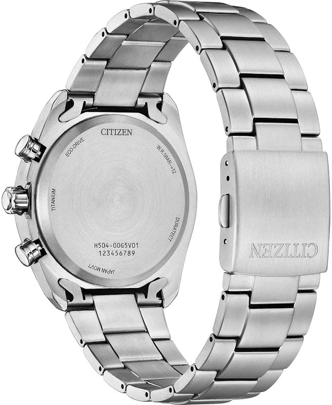 Laikrodis Citizen Super Titanium Chronograph AT2590-59L