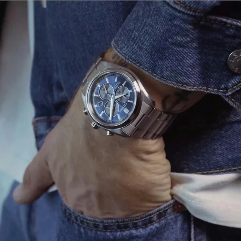 Laikrodis Citizen Super Titanium Chronograph AT2590-59L