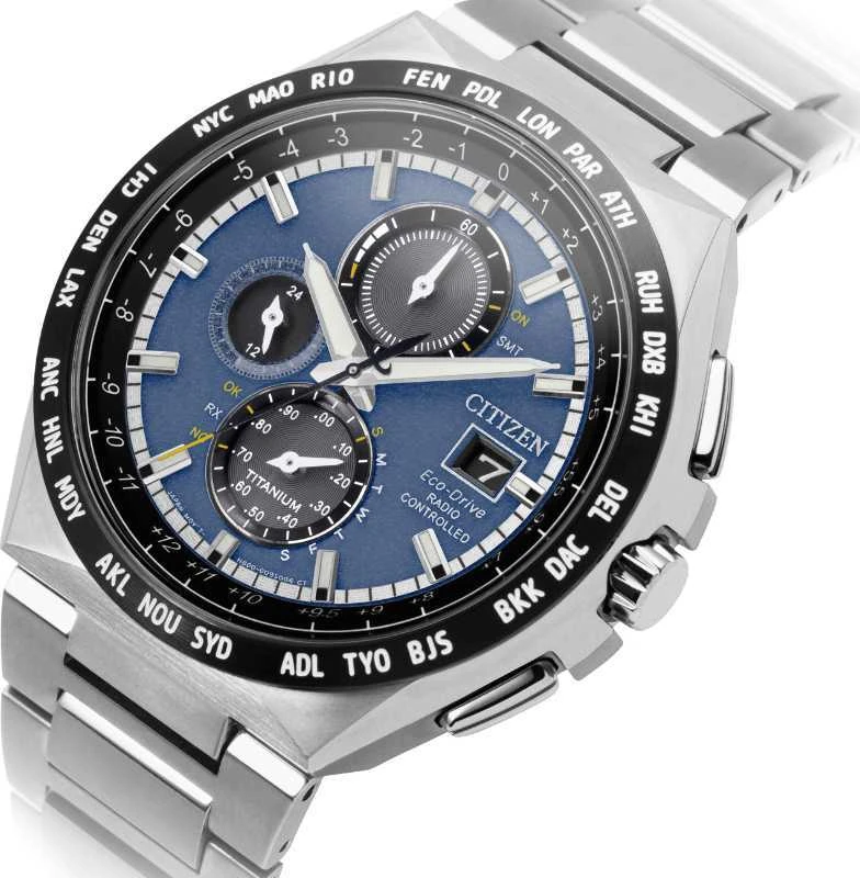 Laikrodis Citizen Super Titanium Eco Drive radio-controlled AT8238-84L