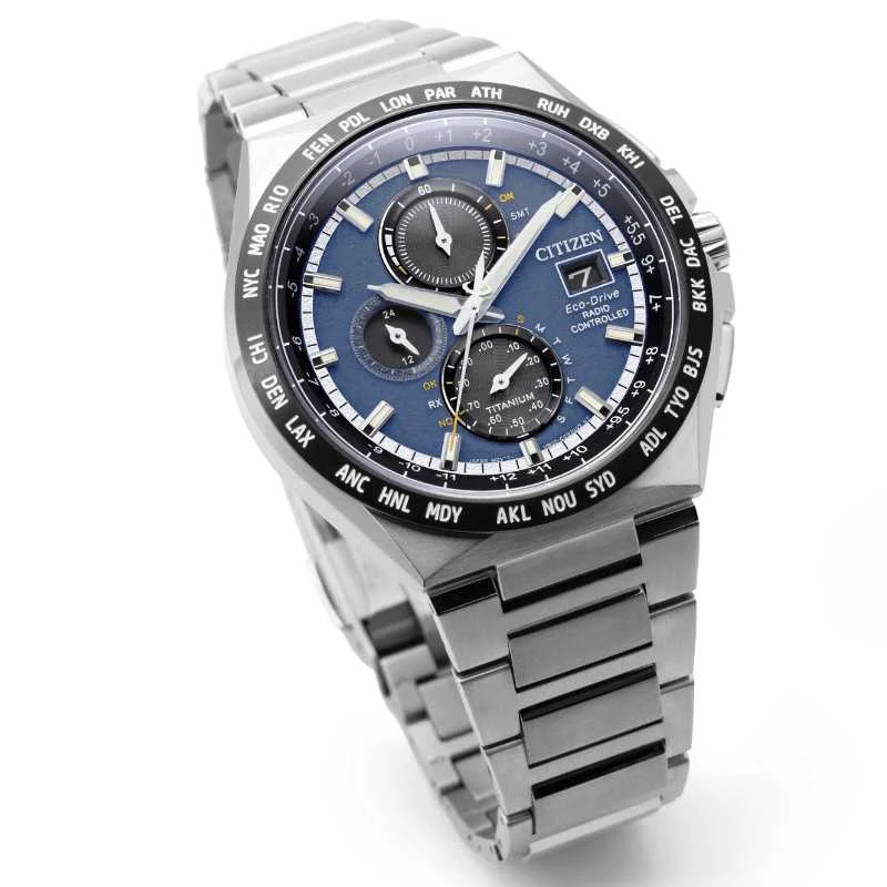 Laikrodis Citizen Super Titanium Eco Drive radio-controlled AT8238-84L