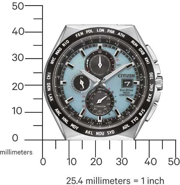 Laikrodis Citizen Super Titanium Eco Drive radio-controlled AT8238-84M