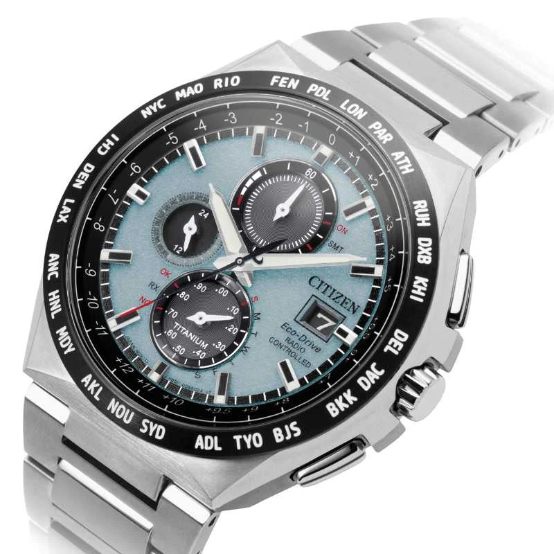 Laikrodis Citizen Super Titanium Eco Drive radio-controlled AT8238-84M