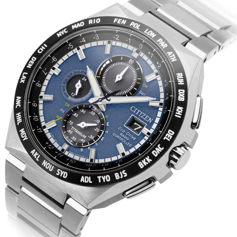 Laikrodis Citizen Super Titanium Eco Drive radio-controlled AT8238-84L