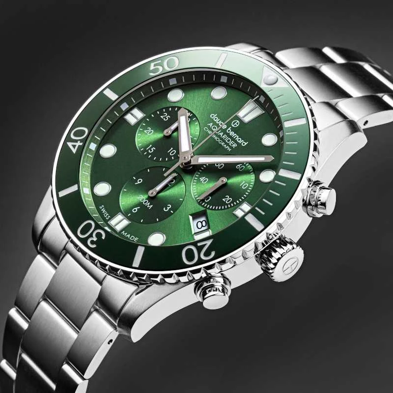 Laikrodis Claude Bernard Aquarider Chronograph 10252 3VBM VIB