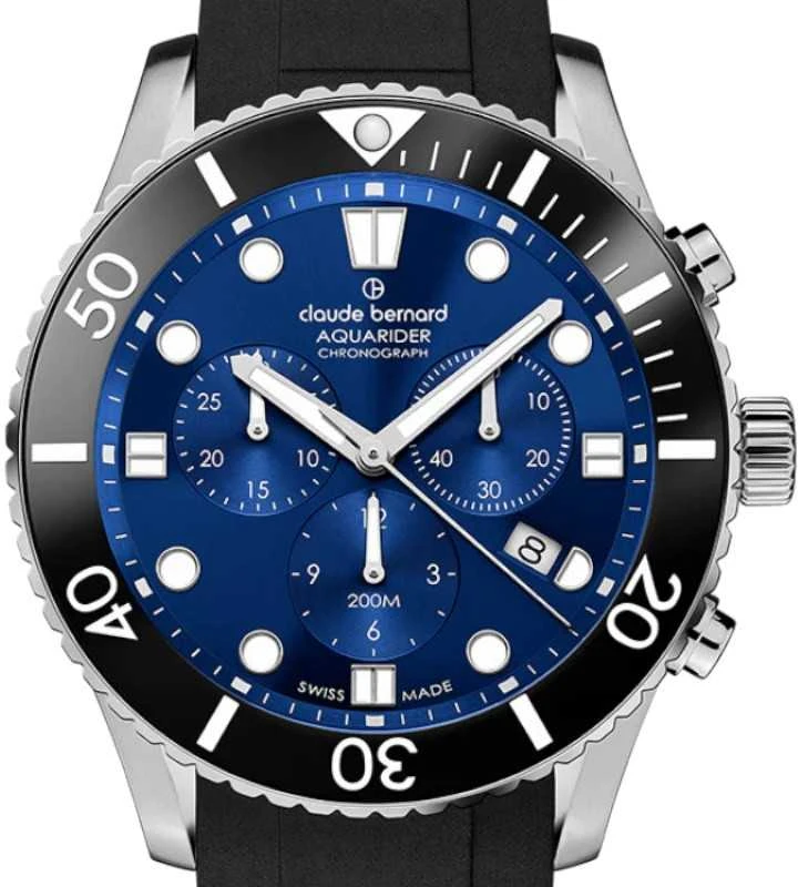 Laikrodis Claude Bernard Aquarider Chronograph 10252 3NBCA BUIB