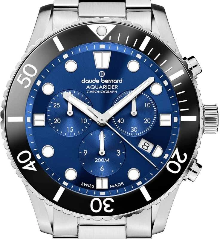 Laikrodis Claude Bernard Aquarider Chronograph 10252 3NBM BUIB