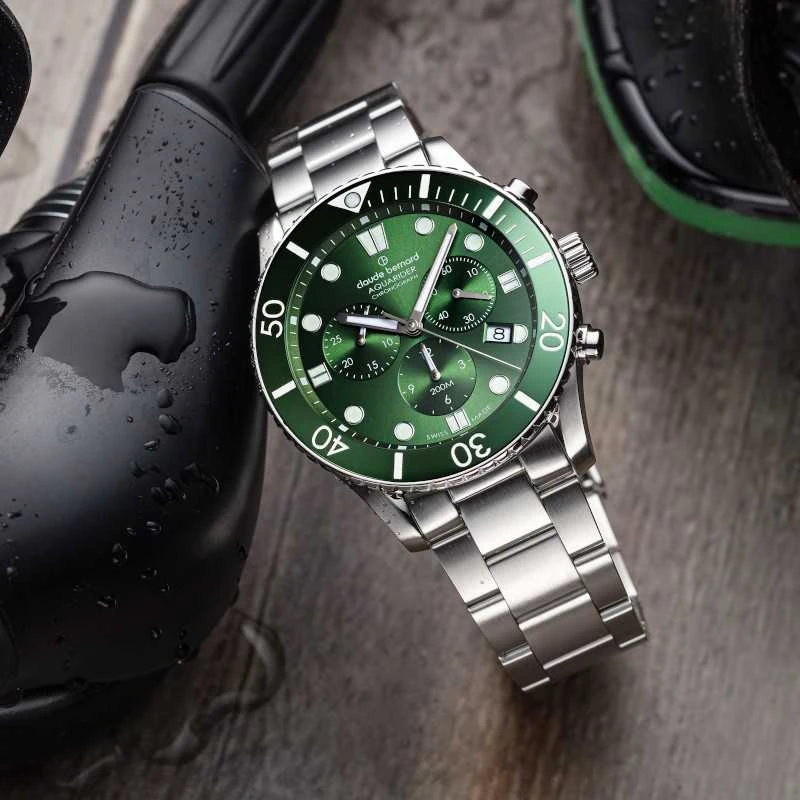 Laikrodis Claude Bernard Aquarider Chronograph 10252 3VBM VIB