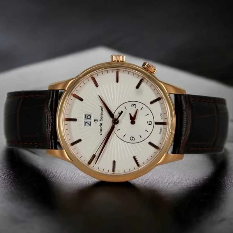 Laikrodis Claude Bernard Classic 2nd Time Zone 62007 37R AIR