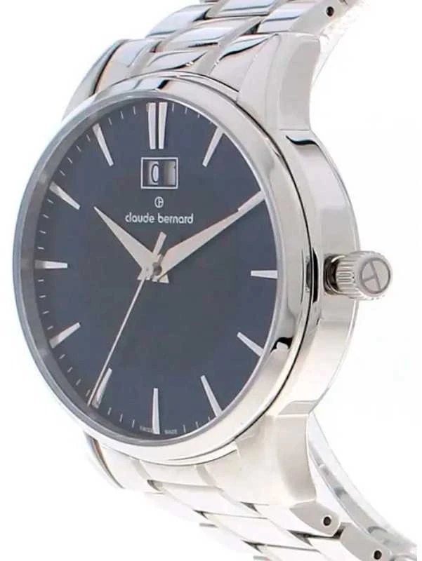 Laikrodis Claude Bernard Classic Big Date 63003 3M2 BUIN