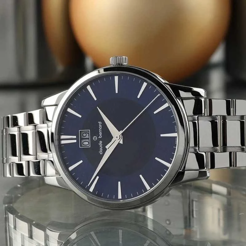 Laikrodis Claude Bernard Classic Big Date 63003 3M2 BUIN