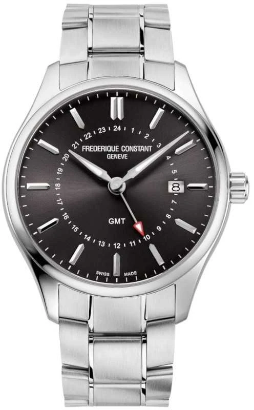 Laikrodis Frederique Constant Classics Quartz GMT FC-252DGS5B6B