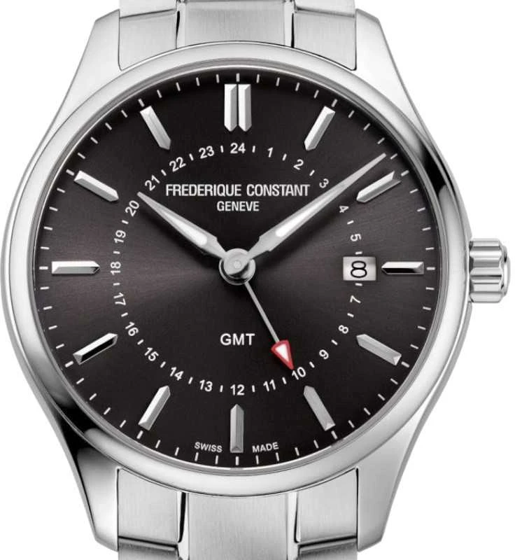 Laikrodis Frederique Constant Classics Quartz GMT FC-252DGS5B6B