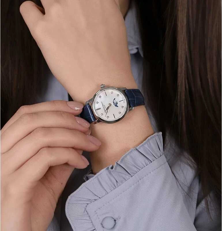 Laikrodis Frederique Constant Slimline Moonphase FC-206MPWD1S6