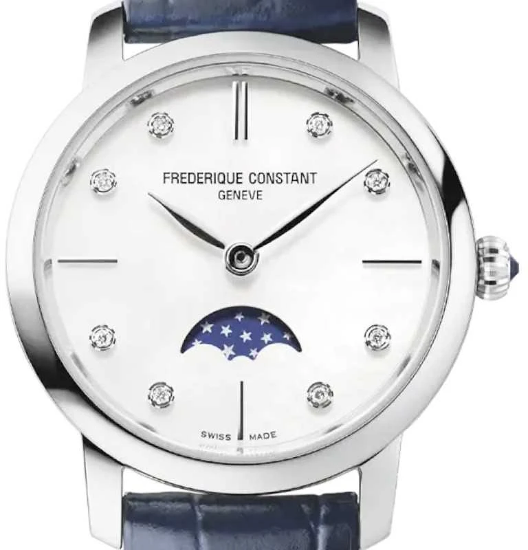 Laikrodis Frederique Constant Slimline Moonphase FC-206MPWD1S6