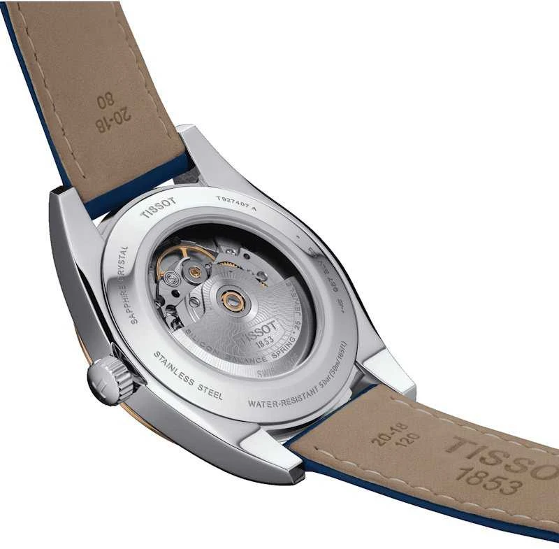 Laikrodis Tissot Gentleman Gold bezel 40mm T927.407.46.041.00