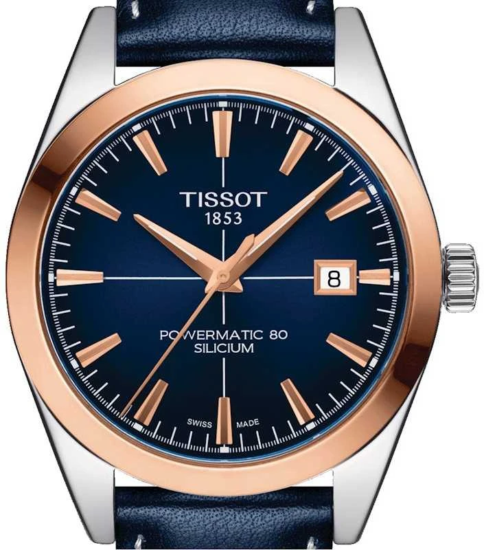 Laikrodis Tissot Gentleman Gold bezel 40mm T927.407.46.041.00