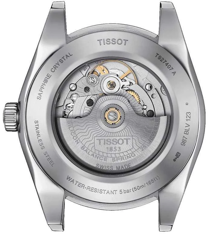 Laikrodis Tissot Gentleman Gold bezel 40mm T927.407.46.041.00