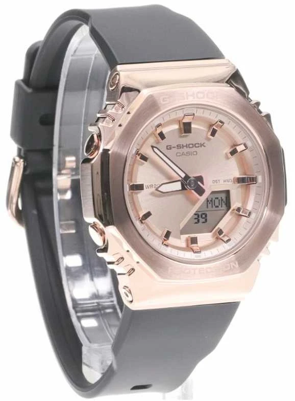 Laikrodis Casio G-shock analoginis-skaitmeninis moteriškas GM-S2110PG-1A4ER