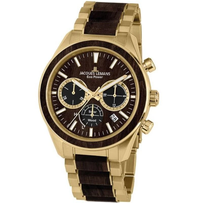 Laikrodis Jacques Lemans Eco Power Wood 1-2115L