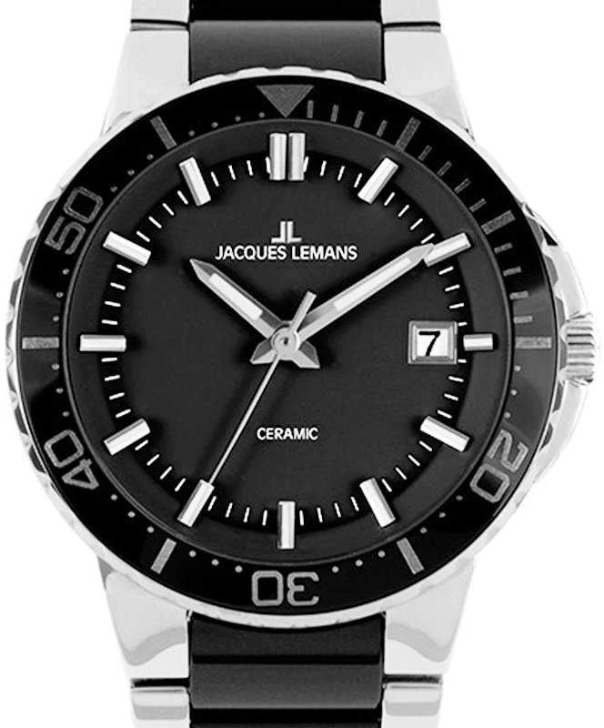 Laikrodis Jacques Lemans Juodas/Ceramic 1-2165A