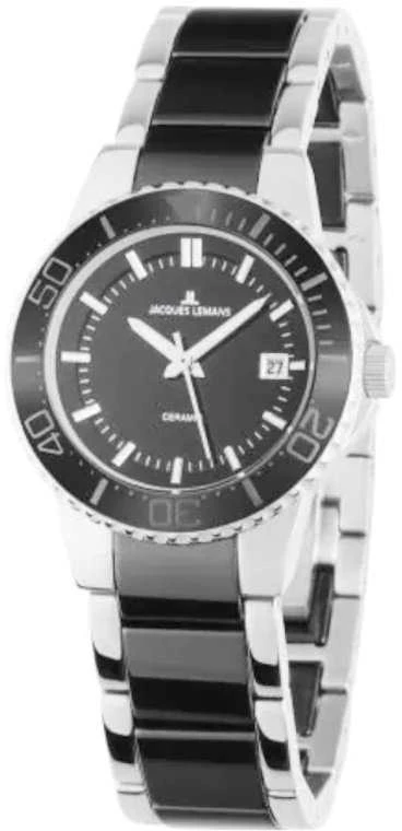 Laikrodis Jacques Lemans Juodas/Ceramic 1-2165A