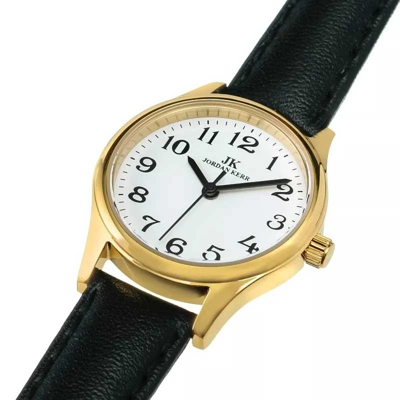 Laikrodis JORDAN KERR C4009/S/S/GOLD/STRAP