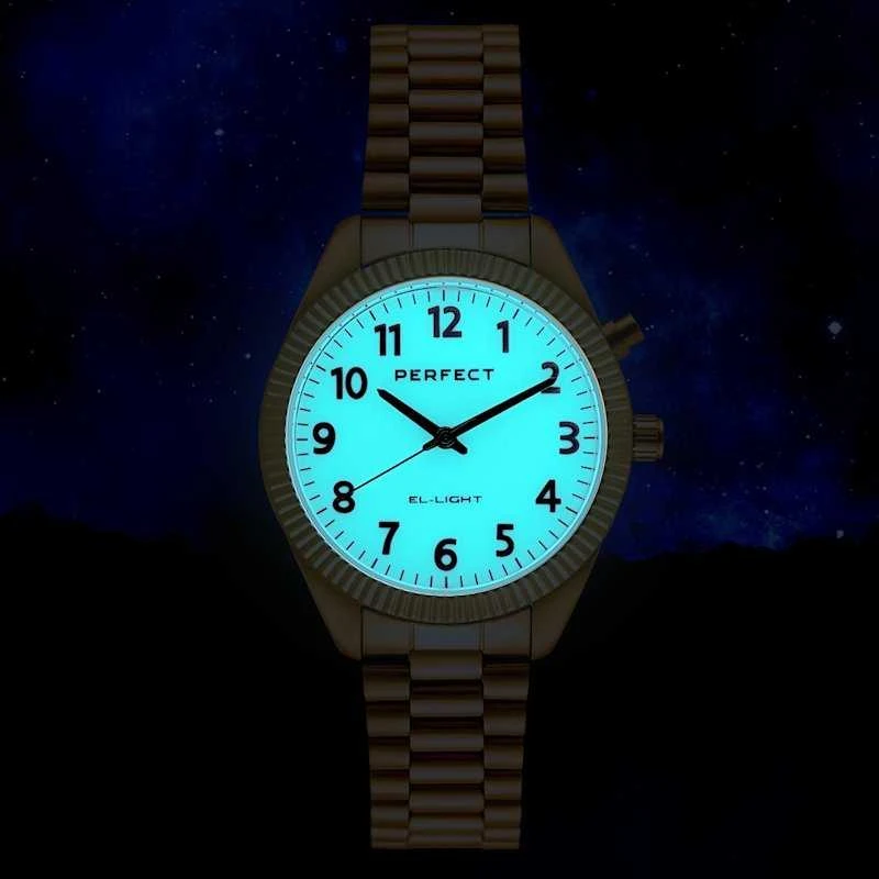 Laikrodis PERFECT ILLUMINATOR EL003S-03-IPG