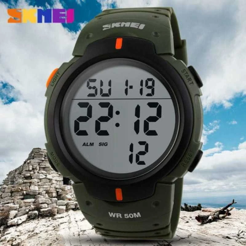 Laikrodis SKMEI 1068 AG army žalias