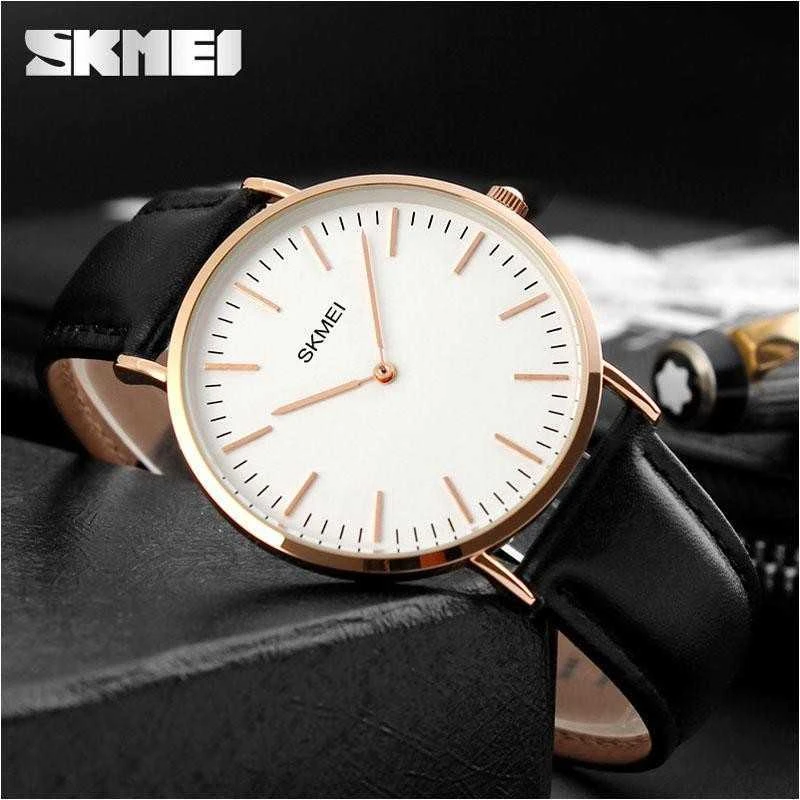Laikrodis Skmei 1181 juodas leather