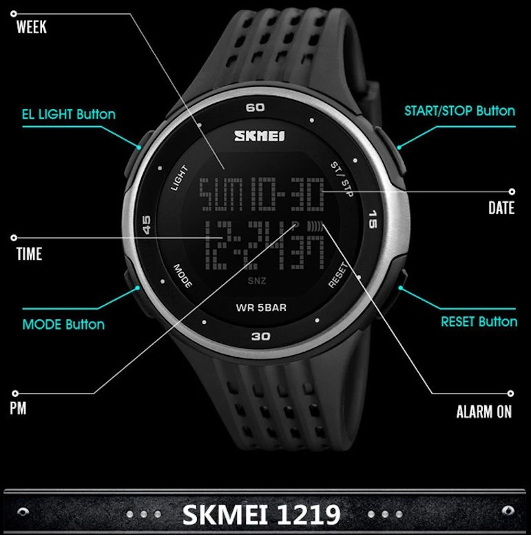 Laikrodis SKMEI 1219SI