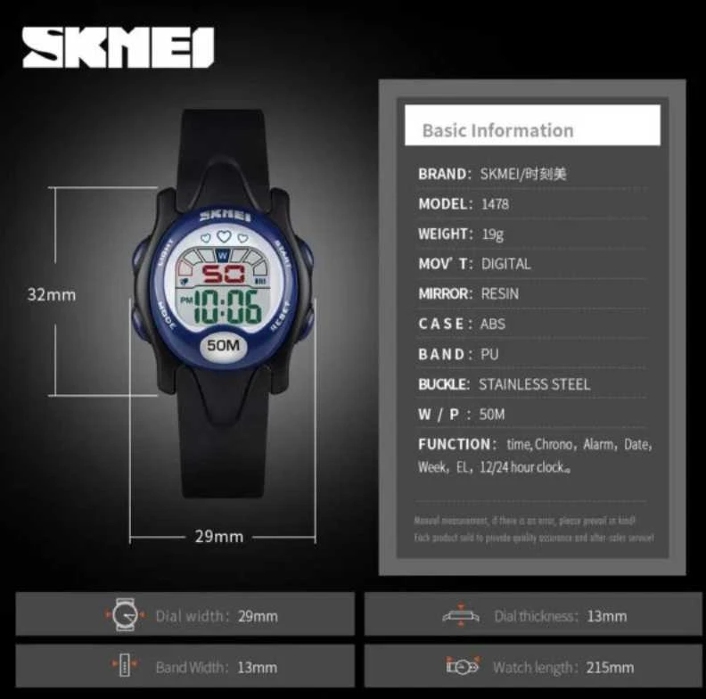 Laikrodis Skmei 1478 BK