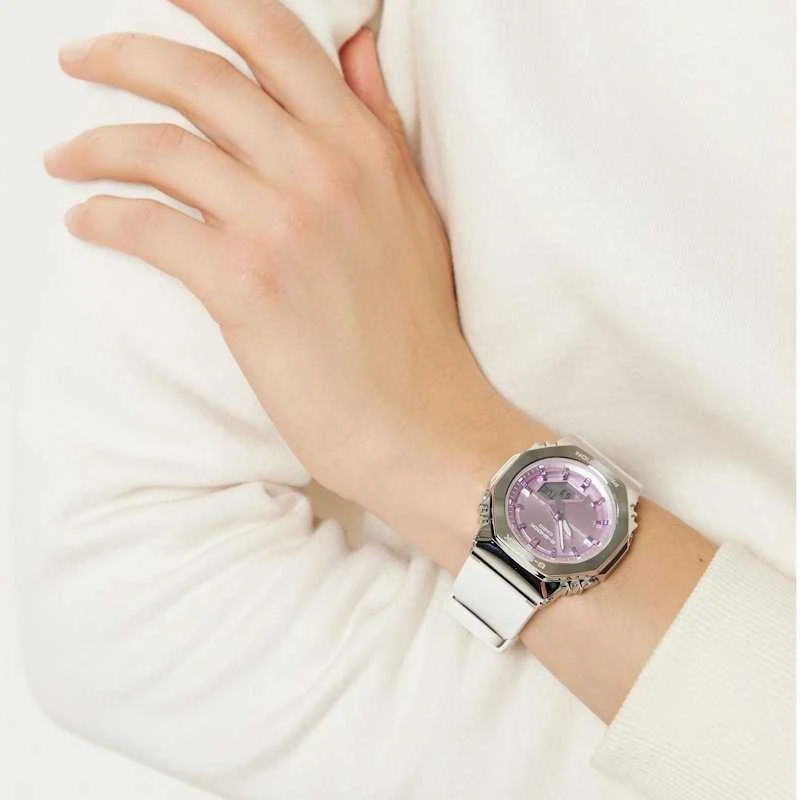 Casio G-Shock analoginis-skaitmeninis moteriškas laikrodis, GM-S2110-7A6ER