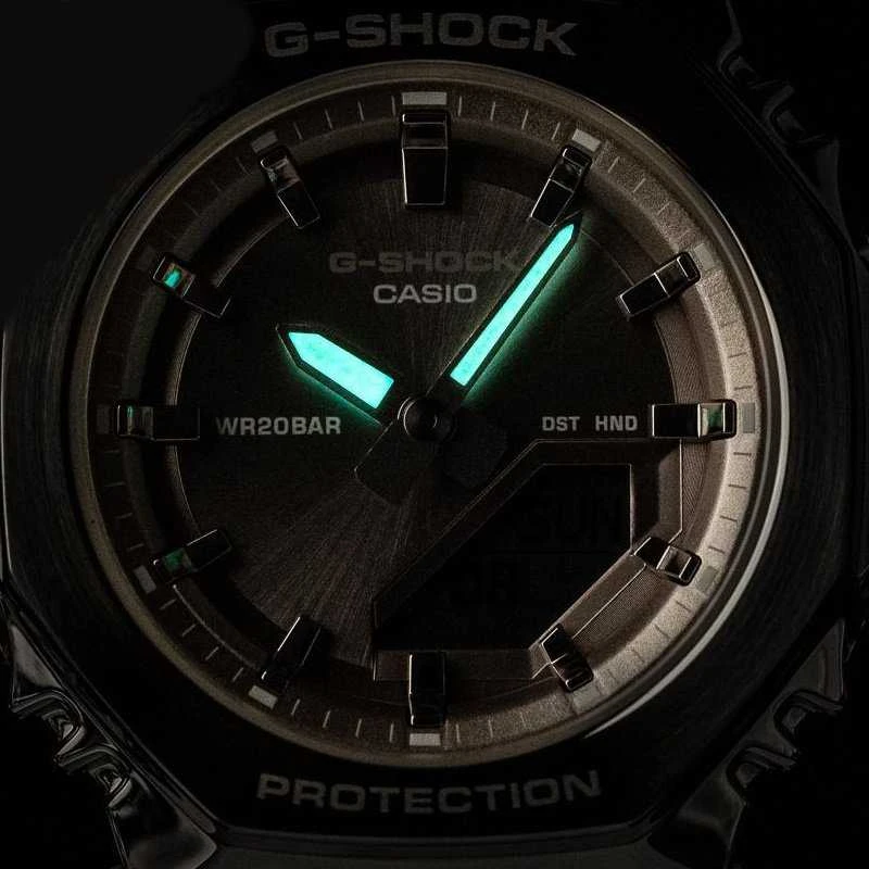 Casio G-Shock analoginis-skaitmeninis moteriškas laikrodis, GM-S2110-7A6ER