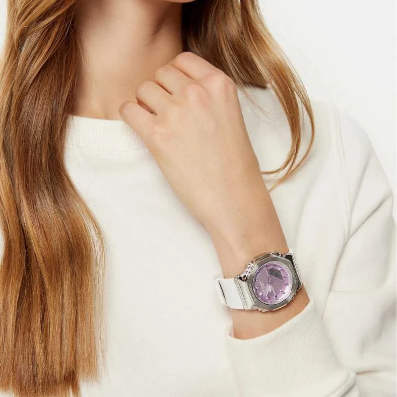 Casio G-Shock analoginis-skaitmeninis moteriškas laikrodis, GM-S2110-7A6ER