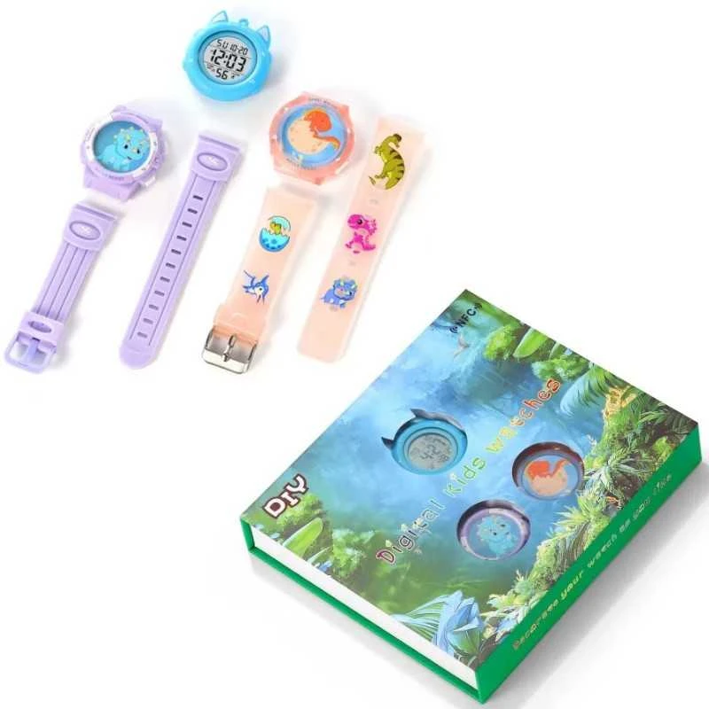 Laikrodis SKMEI Kid Series 2236LY vaikiškų laikrodukų rinkinys