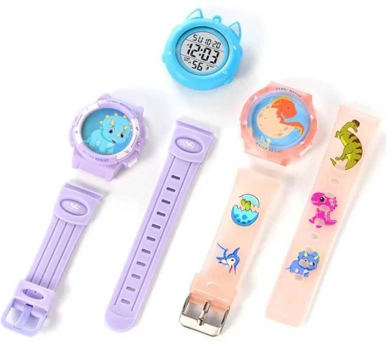 Laikrodis SKMEI Kid Series 2236LY vaikiškų laikrodukų rinkinys