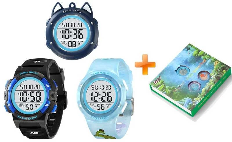 Laikrodis SKMEI Kid Series 2236MN vaikiškų laikrodukų rinkinys
