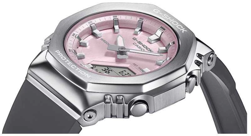 Laikrodis Casio G-shock analoginis-skaitmeninis moteriškas GM-S2110-4AER