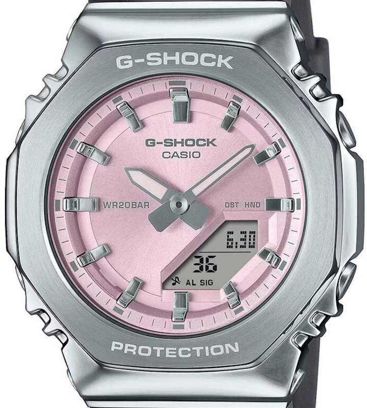 Laikrodis Casio G-shock analoginis-skaitmeninis moteriškas GM-S2110-4AER
