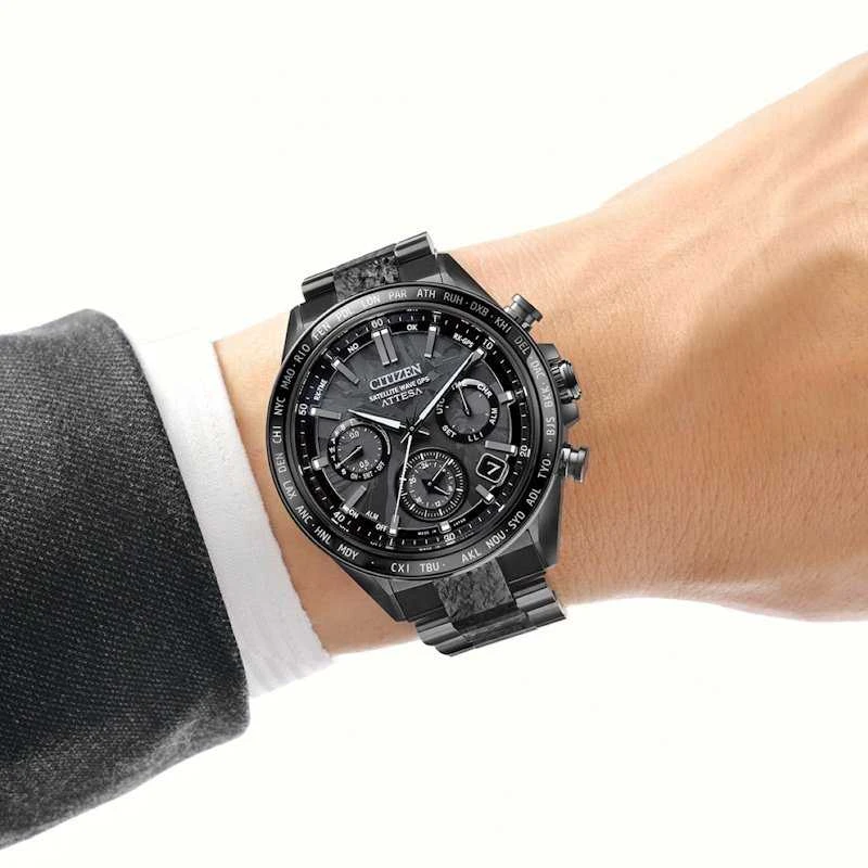 Laikrodis Citizen ATTESA SATELLITE WAVE GPS CC4074-61W Limited Edition