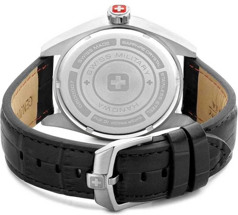 Laikrodis Swiss Military Hanowa Šveicarijos karinė Hanova SMWGB0000701