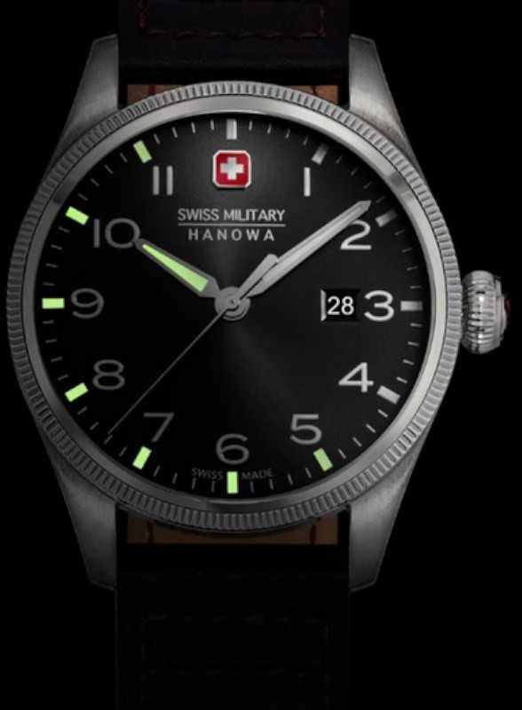 Laikrodis Swiss Military Hanowa Šveicarijos karinė Hanova SMWGB0000804