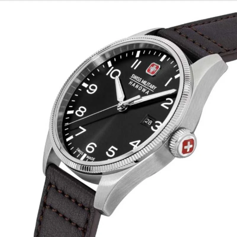 Laikrodis Swiss Military Hanowa Šveicarijos karinė Hanova SMWGB0000804