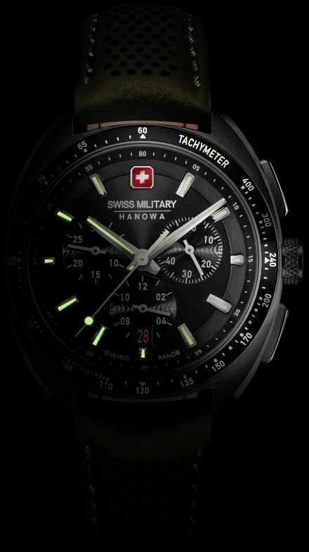 Laikrodis Swiss Military Hanowa Šveicarijos karinė Hanova SMWGC0003340