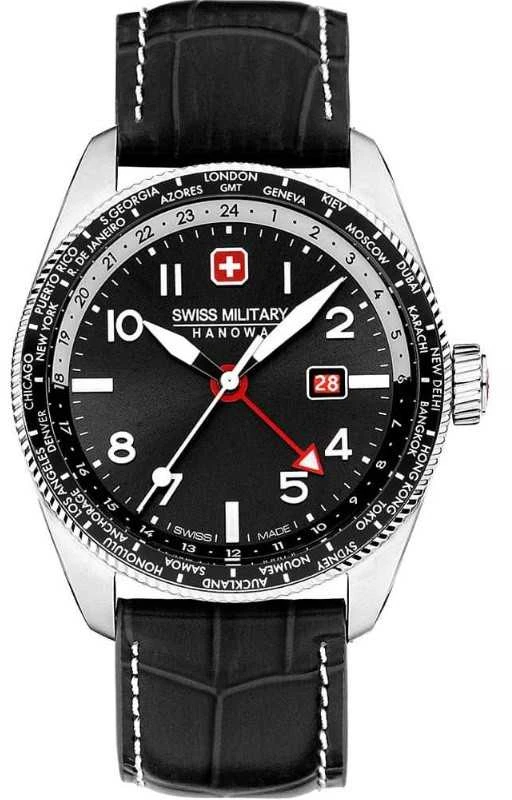 Laikrodis Swiss Military Hanowa Šveicarijos karinė Hanova SMWGB0000504