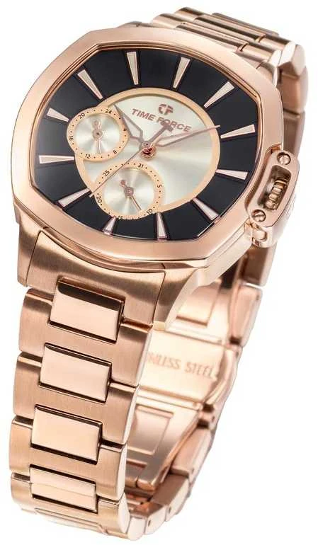 Laikrodis TIME FORCE Saratoga Lady TF5029LR-01M