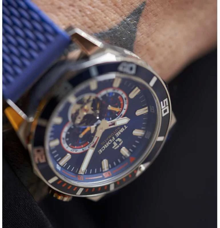 Laikrodis TIME FORCE Spectrum Macchina TF5035M-03LTD
